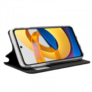 Fundação COOL Capa de Flip para Xiaomi Poco M4 Pro 5G / Redmi Nota 11S 5G Preto Lise H