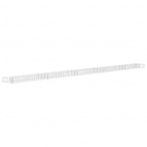 Arriate de gaviones de acero galvanizado 450x30x10 cm H