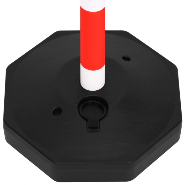 Conjunto de postes com corrente de plástico 10 m M 5