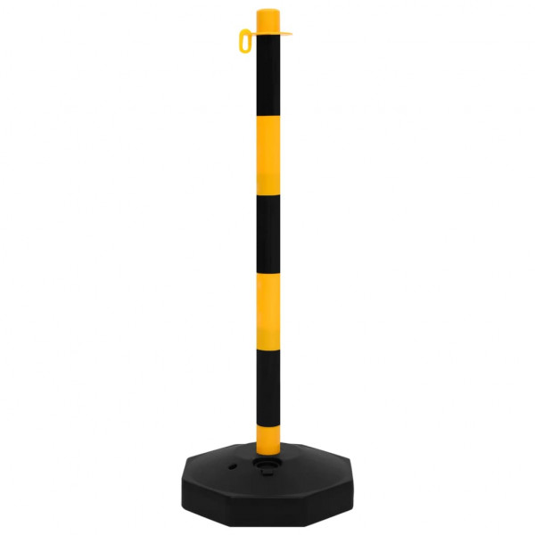 Conjunto de postes com corrente de plástico 10 m M 5