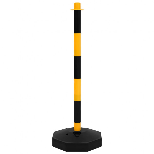 Conjunto de postes com corrente de plástico 10 m M 4