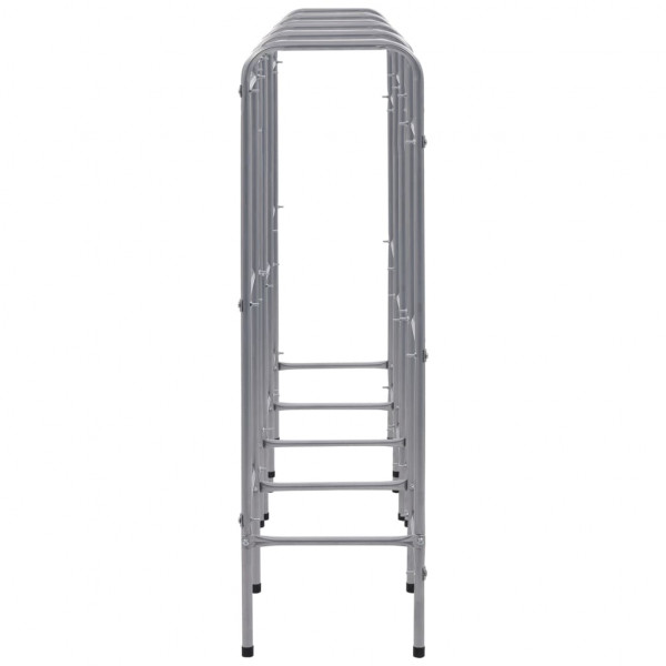 Estante almacenamiento para 12 cajas acero plata 190x33x116 cm M 4