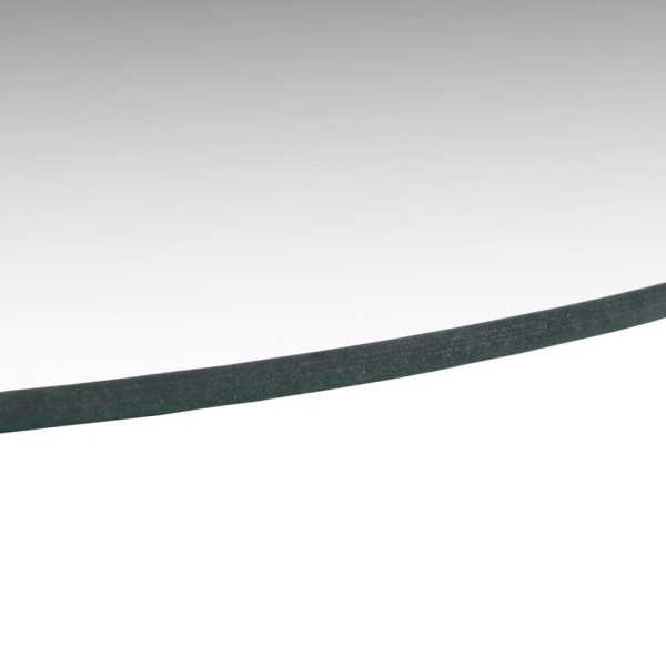 Espejo de pared sin marco con luces LED redondo de vidrio M 5