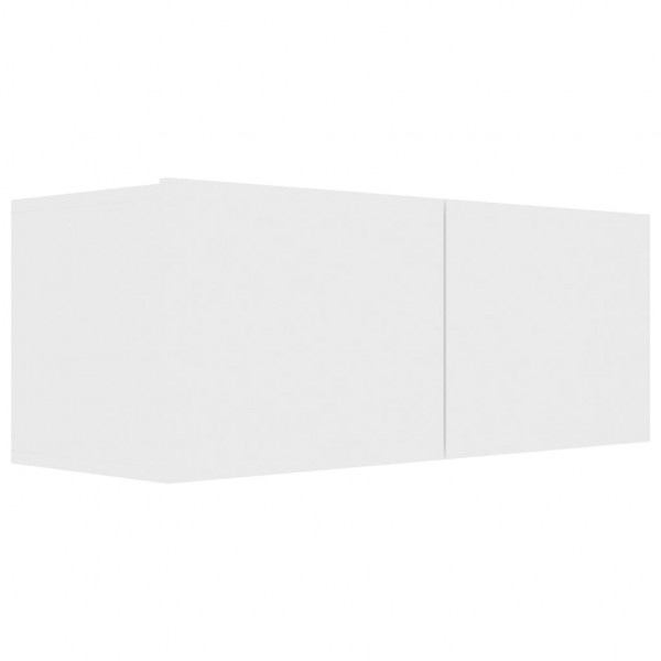 4 pcs conjunto de móveis de TV derivados de madeira branco M 5