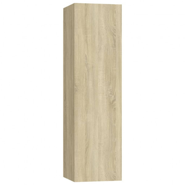 Juego de muebles de salón 4 piezas roble Sonoma M 4