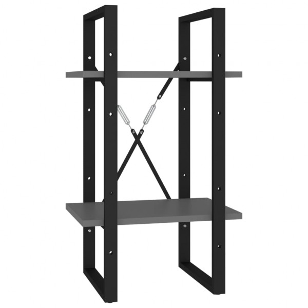 Estante 5 prateleiras 40x30x175 cm derivados madeira cinza M 4