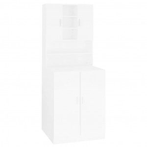 Armario de lavadora blanco H