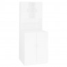 Armário para máquina de lavar roupa branco 2