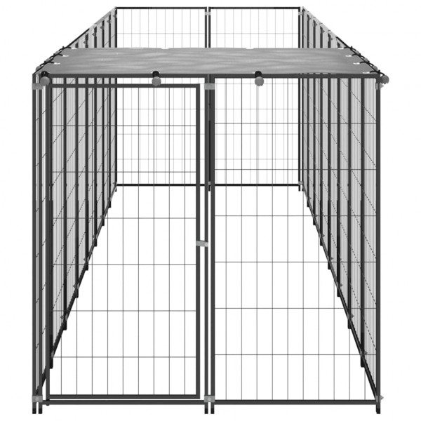 Perrera negra 4.84 m² acero M 3