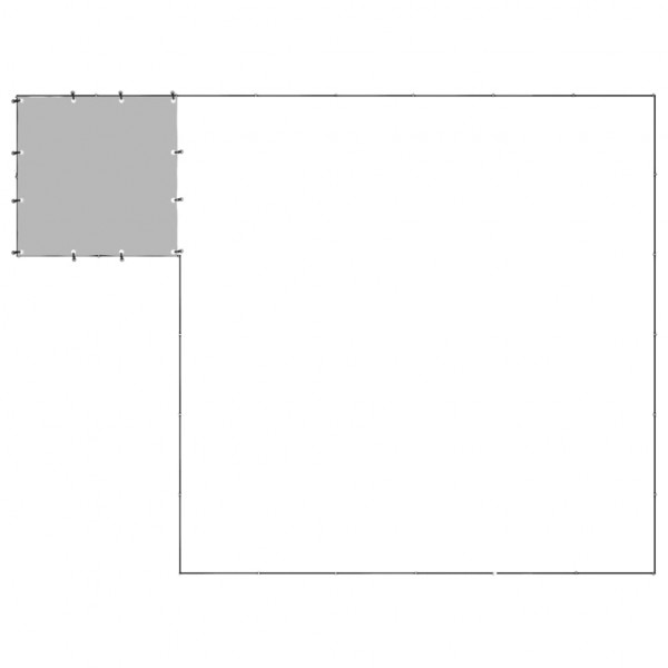 Perrera negra 12.1 m² acero M 4