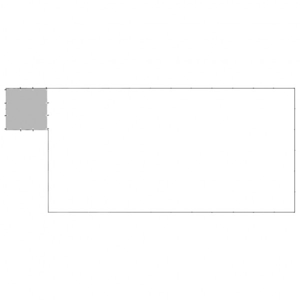 Canil 22.99 m² aço preto M 4