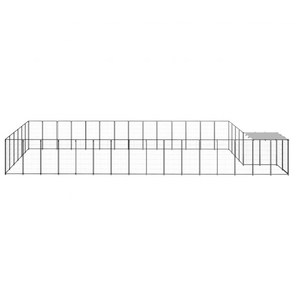 Perrera negra 26.62 m² acero M 3