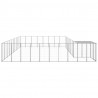 Canil 25.41 m² aço prateado 3