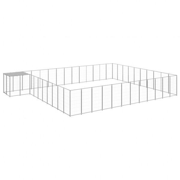 Perrera plateada 37.51 m² acero D