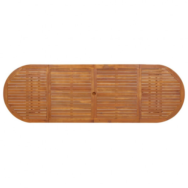 Mesa de jantar p/ jardim 280x90x75 cm madeira de acácia maciça M 4