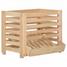 Caja para patatas madera maciza de pino 60x40x50 cm 1