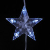 Cortina de luces estrellas 500 LEDs azul 8 funciones 5
