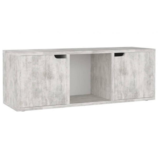 Mueble para televisión aglomerado hormigón 88.5x27x5x30.5 cm M 2