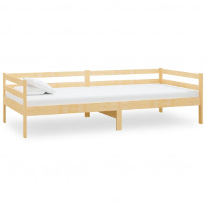 Sofá cama de madera maciza de pino 90x200 cm H