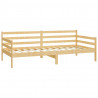 Sofá cama de madera maciza de pino 90x200 cm 3