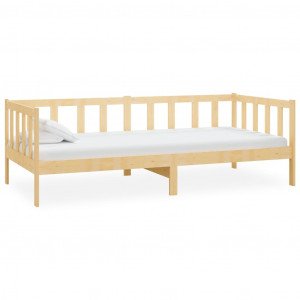 Sofá cama de madera maciza de pino 90x200 cm H