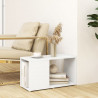 Mueble para TV madera contrachapada blanco 60x24x32 cm 3