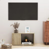 Mueble de TV madera contrachapada roble Sonoma 60x24x32 cm 1