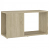 Mueble de TV madera contrachapada roble Sonoma 60x24x32 cm 2