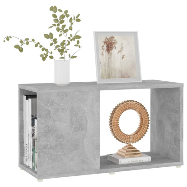 Mueble para TV aglomerado gris hormigón 60x24x32 cm M 4