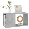 Mueble para TV aglomerado gris hormigón 60x24x32 cm 4