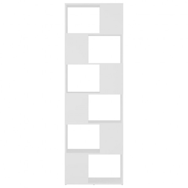 Estantería divisor de espacios blanco 60x24x186 cm M 5