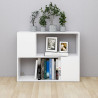 Mueble para TV madera contrachapada blanco 80x24x63 cm 3