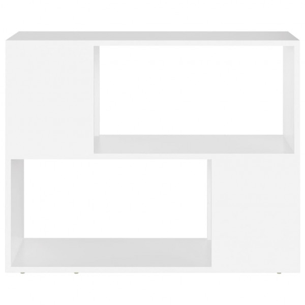 Mueble para TV madera contrachapada blanco 80x24x63 cm M 5