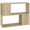 Mueble para TV madera contrachapada roble Sonoma 80x24x63 cm 2