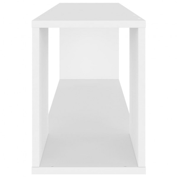 Mueble para TV madera contrachapada blanco 100x24x32 cm M 5