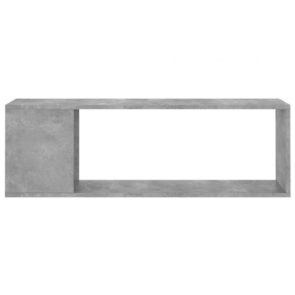 Mueble para TV madera contrachapada gris hormigón 100x24x32 cm M 4