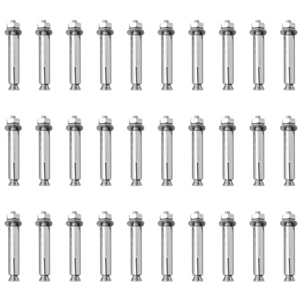 Postes de amarração p/ controlo do trânsito 10 pcs PE 75 cm M 5