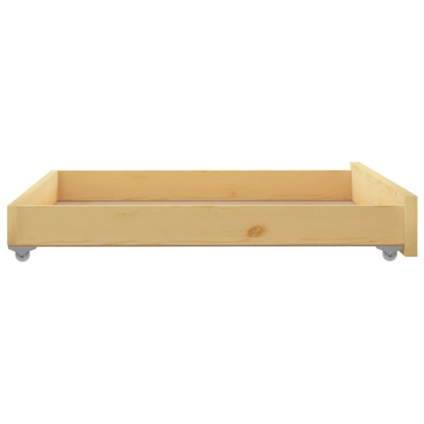 Cajones para sofá cama 2 piezas madera maciza de pino M 5