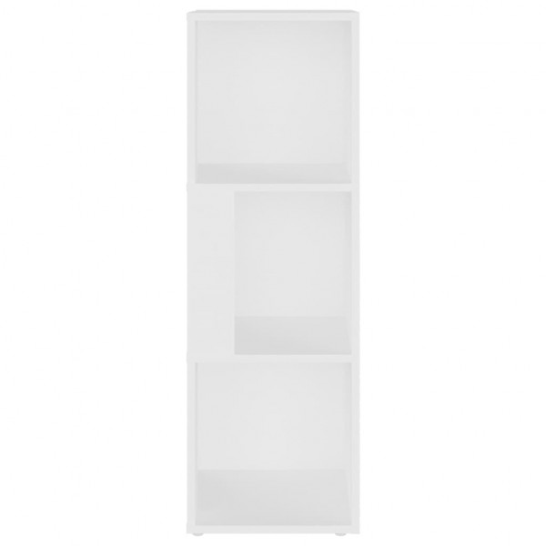 Mueble de esquina madera contrachapada blanco 33x33x100 cm M 5