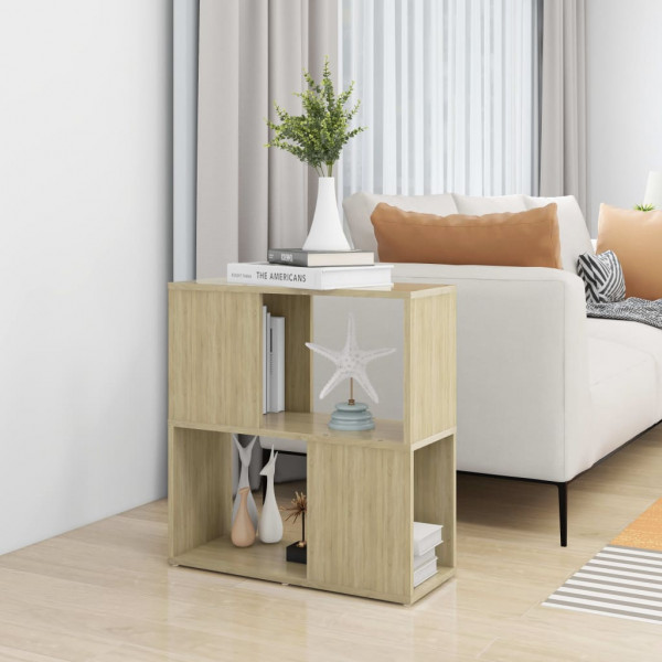 Estante 60x24x63 cm contraplacado cor carvalho sonoma M 4