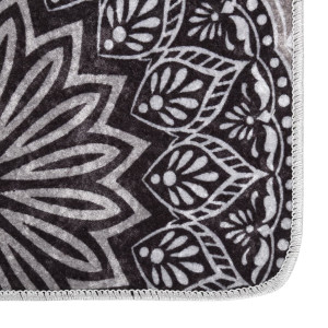 Tapete lavável patchwork antiderrapante multicolor 80x150 cm H