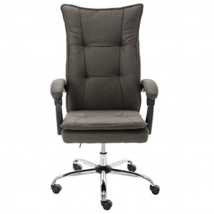 Silla de oficina de tela gris H