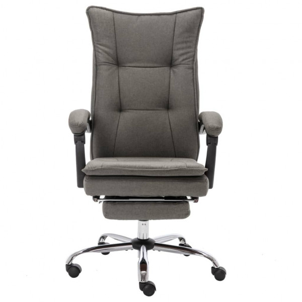 Silla de oficina de tela gris M 2
