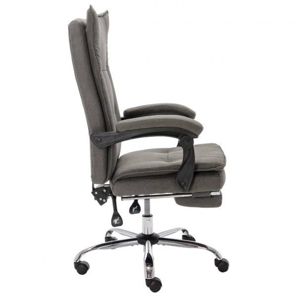 Silla de oficina de tela gris M 3