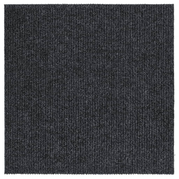 Alfombra de pasillo atrapa suciedad 100x100 cm gris antracita D