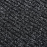 Alfombra de pasillo atrapa suciedad 100x450 cm gris antracita 2