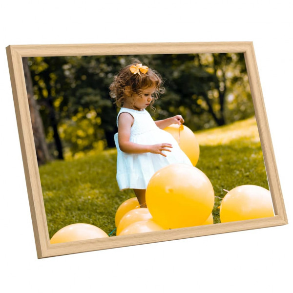 Marcos de fotos collage 5 uds pared/mesa roble claro 70x90 cm M 4