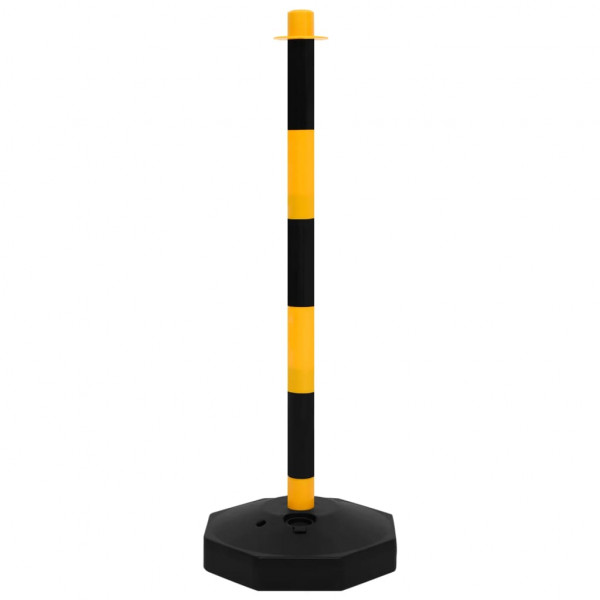 Conjunto de postes com corrente de plástico 10 m M 4