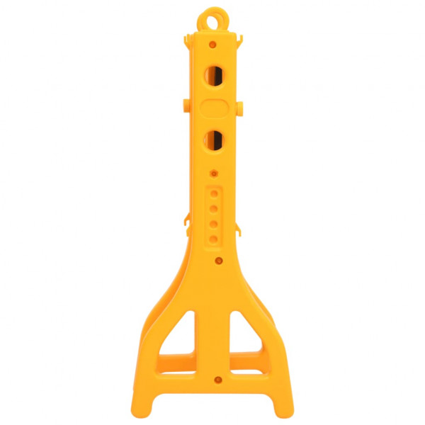 Barrera de tráfico plegable amarillo y negro 250x38x96 cm M 5