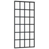 Porta deslizante em vidro ESG e alumínio 90x205 cm preto 3
